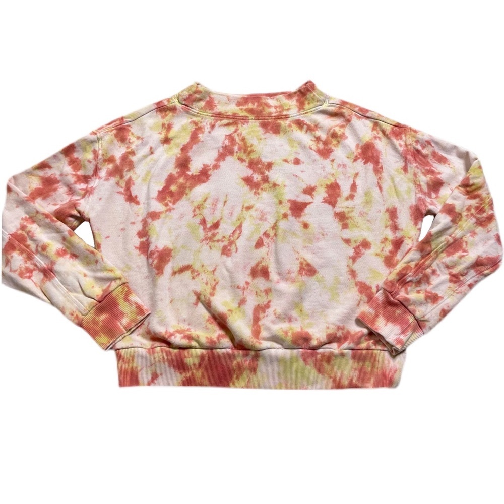 Anthropologie Pilcro Tie Dye Crop Sweatshirt M